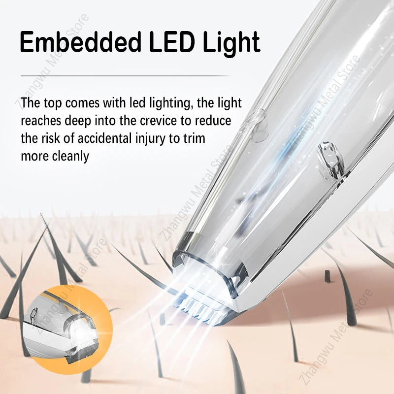 Rechargeable Vacuum Trimming Grooming Hair with and Dog - for Quiet, Hair Electric Clipper Function Precise Professional Cut Pet
