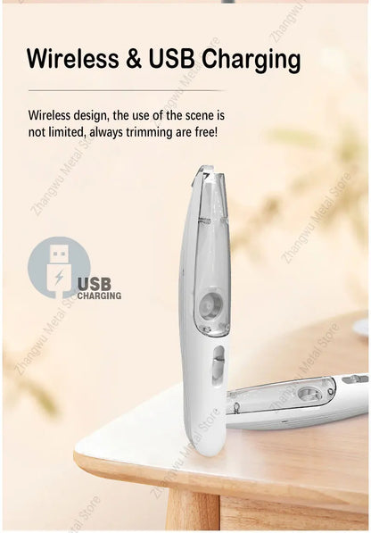 Rechargeable Vacuum Trimming Grooming Hair with and Dog - for Quiet, Hair Electric Clipper Function Precise Professional Cut Pet