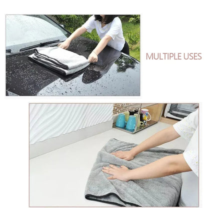 Ultra-Soft Microfiber Car Washing Towel – High Absorbent Cleaning & Drying Cloth for Car Detailing